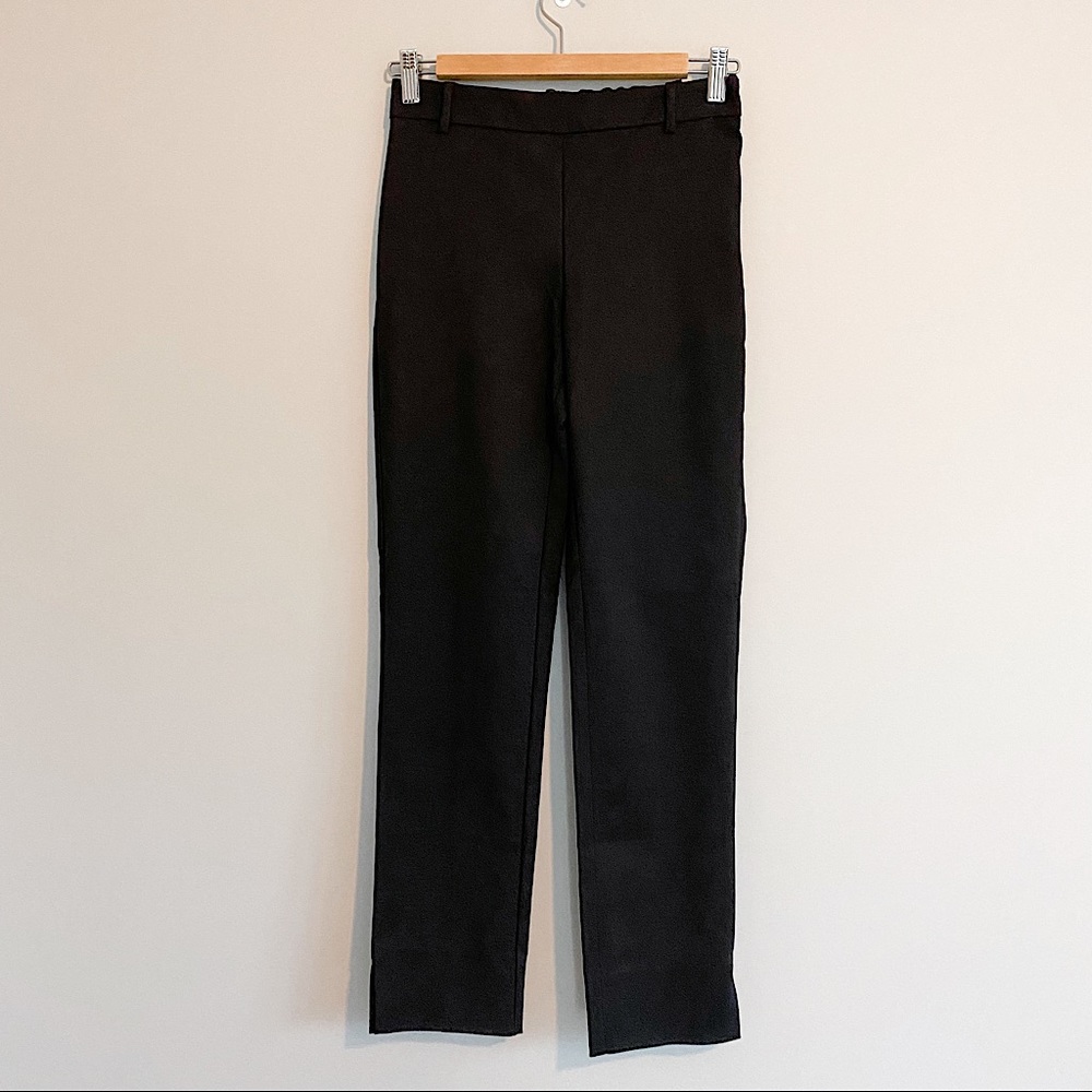 MANGO Black Stretch Work Pants